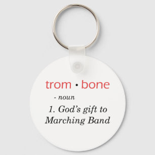 Trombone - definition nyckelring