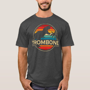 Trombone Dinosaur T Shirt