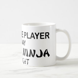 Trombone dödliga Ninja vid natt Kaffemugg