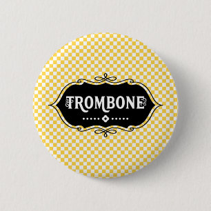 Trombone Emblem Knapp