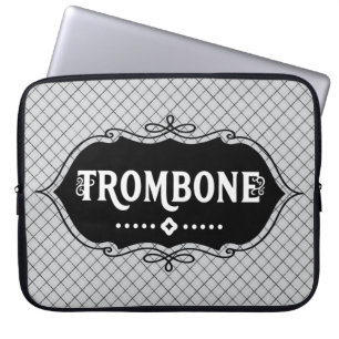 Trombone Emblem Laptop Fodral