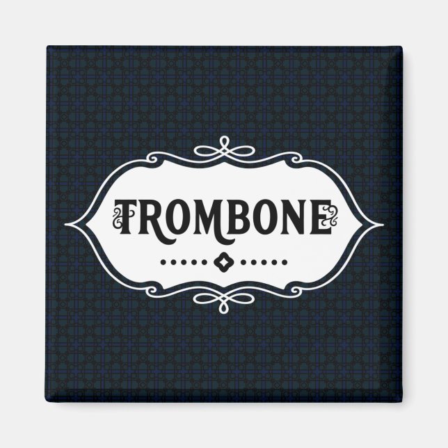 Trombone Emblem Magnet (Framsidan)