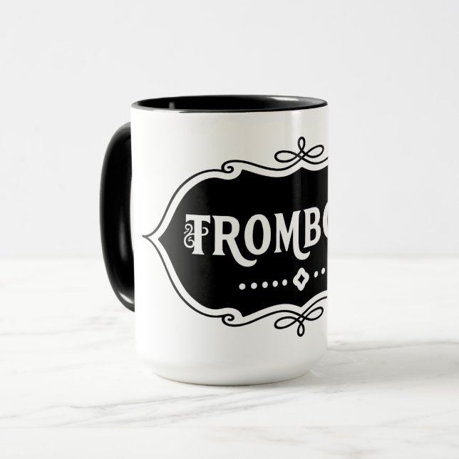 Trombone Emblem Mugg (Framsida vänster)