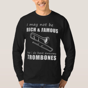 Trombone Enthusiast Humous Delight T-Shirt