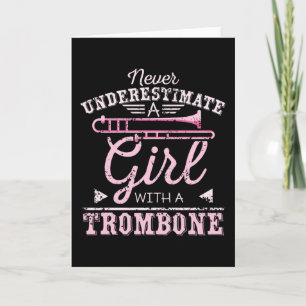 Trombone Girl Kort