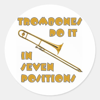 Trombone gör det på 7 platser runt klistermärke