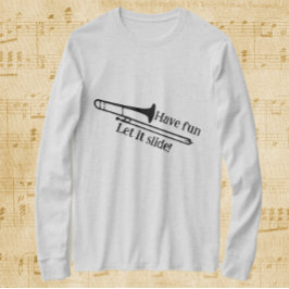 Trombone har Roligt som låter det glida T Shirt