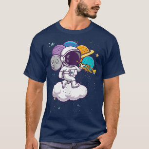 Trombone Jazz Music Marching Band Instrument Astro T Shirt