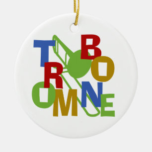 TROMBONE JULGRANSPRYDNAD KERAMIK