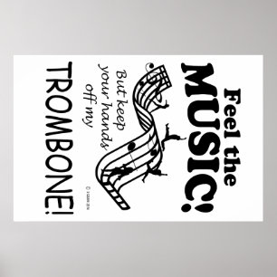 Trombone känner musiken poster