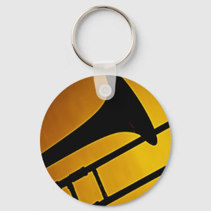 Trombone Keychain Nyckelring