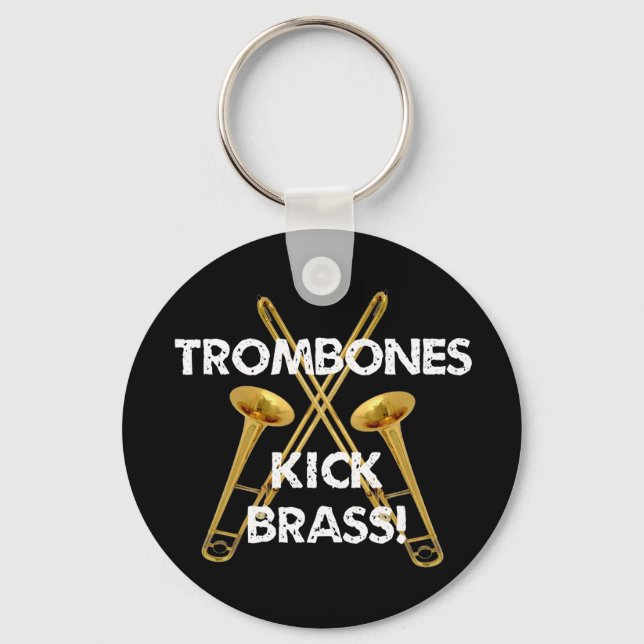 Trombone Kick Brass! Nyckelring (Framsida)
