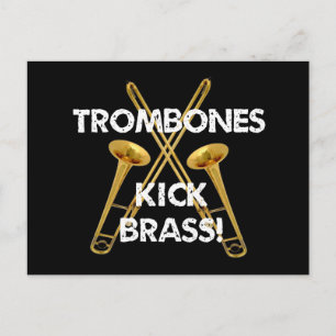 Trombone Kick Brass! Vykort
