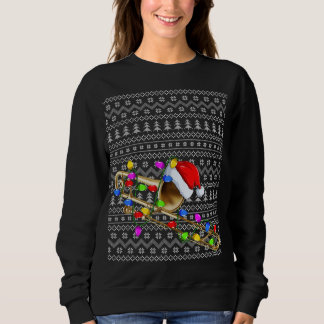 Trombone Lighting Julafton Sweater Ugly Trombone C T Shirt