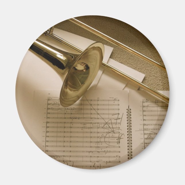 Trombone magnet (Framsidan)