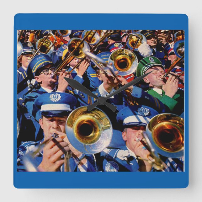 trombone mobster AKA-band får borta vild Fyrkantig Klocka (Framsida)