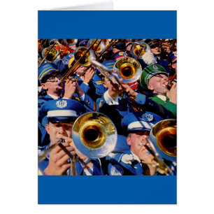trombone mobster AKA-band får borta vild Hälsningskort
