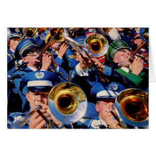 trombone mobster AKA-band får borta vild Hälsningskort