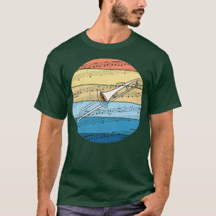 Trombone Music Notation Trombonist Brass Musician T Shirt