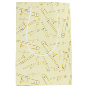 Trombone Musician Band Teacher Medium Gift Bag