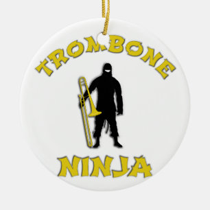 Trombone Ninja Julgransprydnad Keramik