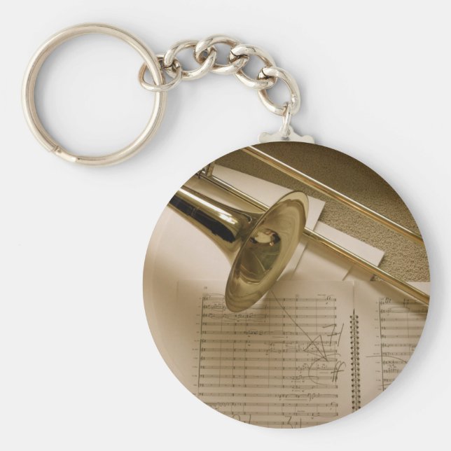 Trombone-nyckelkedja Nyckelring (Framsidan)