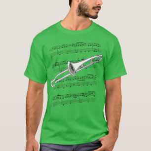 Trombone Player Trombonist Brass Musician T Shirt