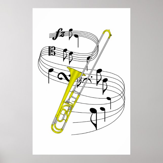 Trombone Poster (Framsidan)