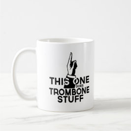 Trombone Saker - Funny Trombone Music Kaffemugg