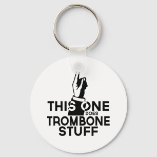 Trombone Saker - Funny Trombone Music Nyckelring