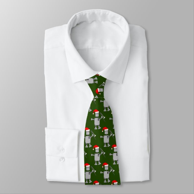 Trombone Santa Hat Robot Slips (Bunden)