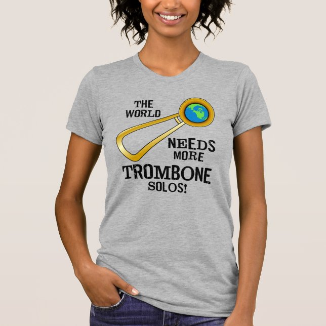 Trombone Solos T Shirt (Framsida)