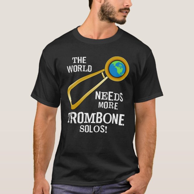 Trombone Solos T Shirt (Framsida)