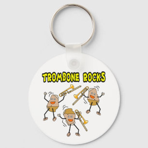 Trombone Sten Nyckelring