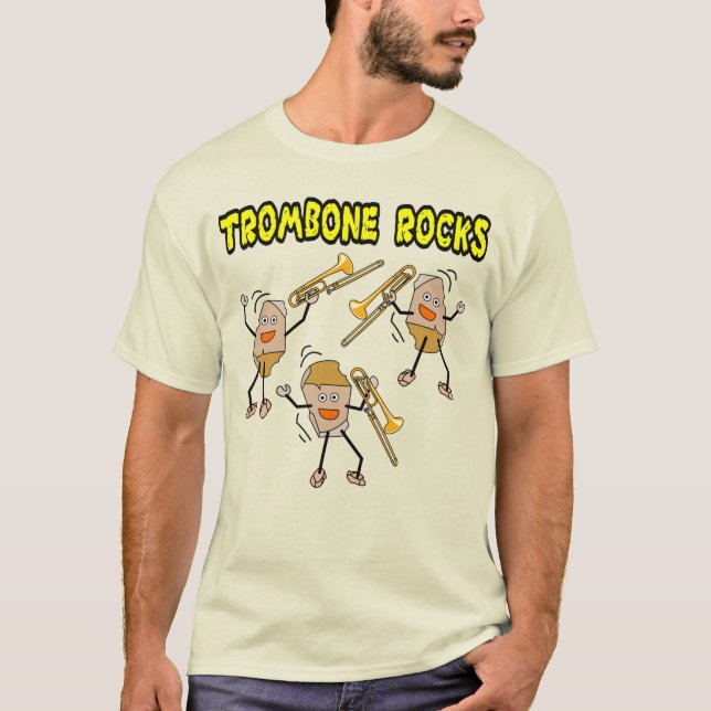 Trombone Sten T Shirt (Framsida)