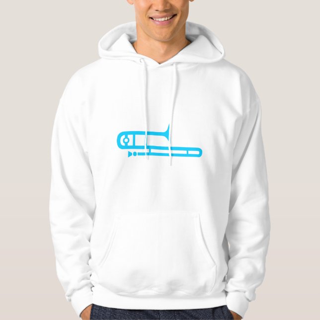 Trombone Sweatshirt Med Luva (Framsida)