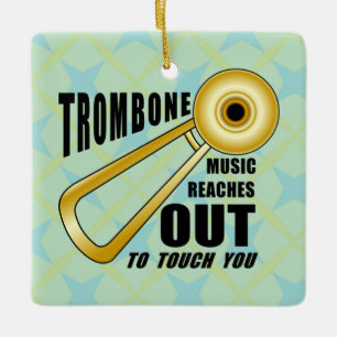 Trombone Touch Julgransprydnad Keramik