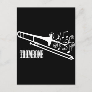 Trombone Vector Design Vykort