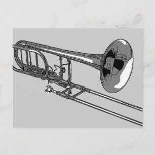 Trombone Vykort