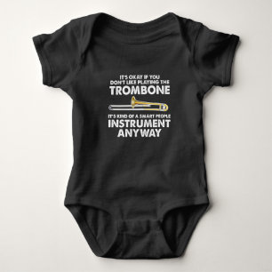 Trombonegåva - det smart folket instrumenterar t shirt