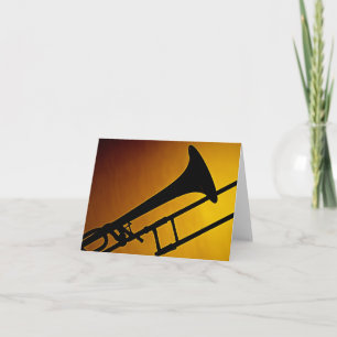 Trombonehälsningkort Helgkort