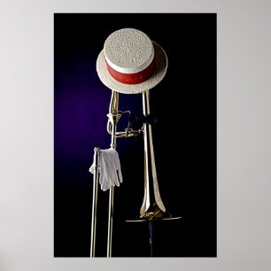 TromboneJazzaffisch Poster