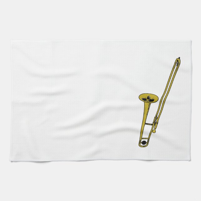 Trombonen utrustar kökshandduk (Horisontell)