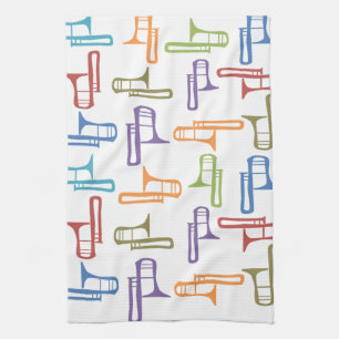 Trombones Kökshandduk
