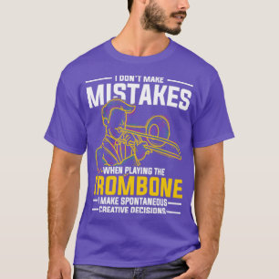 Trombonist Gift Music citerar Trombone T Shirt