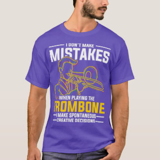 Trombonist Gift Music citerar Trombone T Shirt