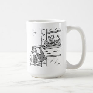 Trombonist Tvättar ut Kaffemugg