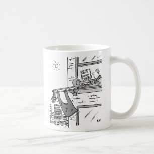 Trombonist Tvättar ut Kaffemugg