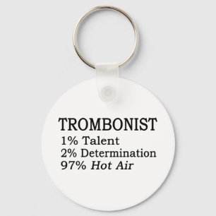 Trombonistt Hett Luft Nyckelring