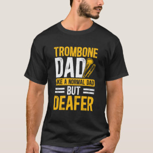 Trombonpappa Rolig Trombonspelare Far Tromboni T Shirt